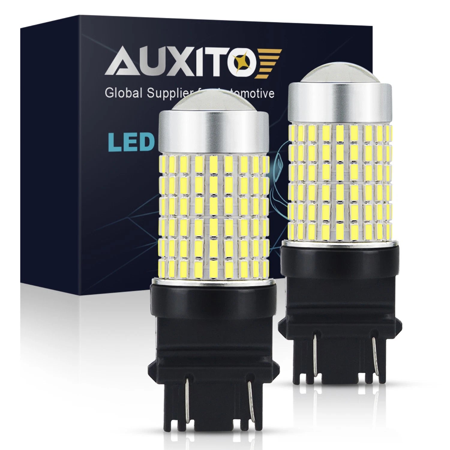 2X 3157 144-LED Backup Reverse Bulbs for Ford F-150 F-250