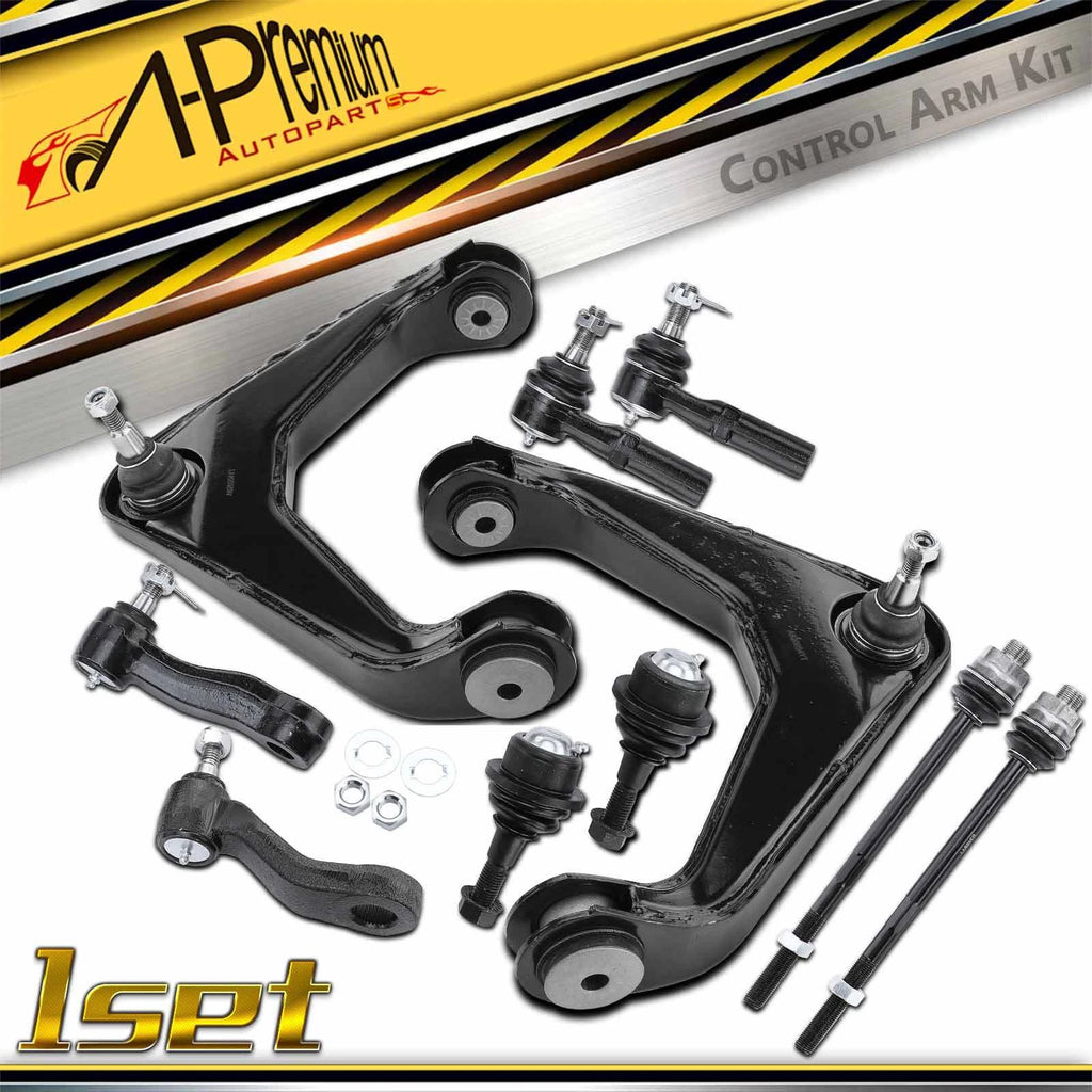 10x Front Control Arm Ball Joint Tie Rod End for Chevy Silverado 2500 (2001–2007)