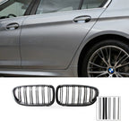 Carbon Pattern Dual Line Grille for BMW 5 Series F10 F18 (2010–2016)