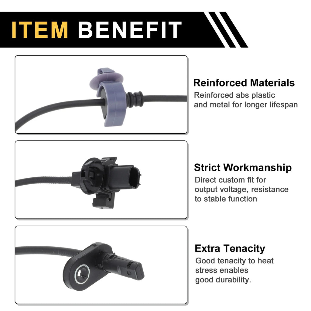 ABS Wheel Speed Sensor No. 57450SNAA01 for Honda Civic (2016–2021) Front Right