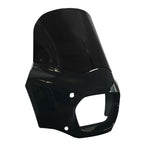 Black Front Fairing Windshield for Harley Softail Fat Bob FXFB (2018-2019)