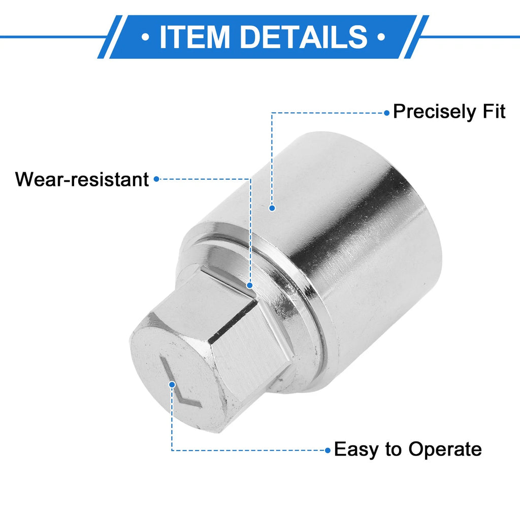 Type L Wheel Lock Lugnut Antitheft Key Socket for Skoda VW 