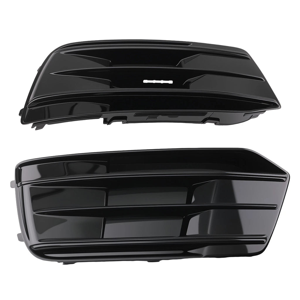 2X Front Bumper Fog Lamp Grille for Audi Q5 (2018-2020)