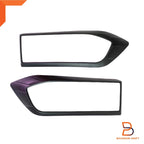 Matte Black Headlight Taillight Cover Trim for Maxus LDV T60 Pro (2019-2022)