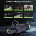 6X Fuel Injectors for Porsche Cayenne (2003–2006) 4.5L