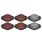 Round 9 LED Side Marker Lamp for Car Bus Truck Trailer (Universal)