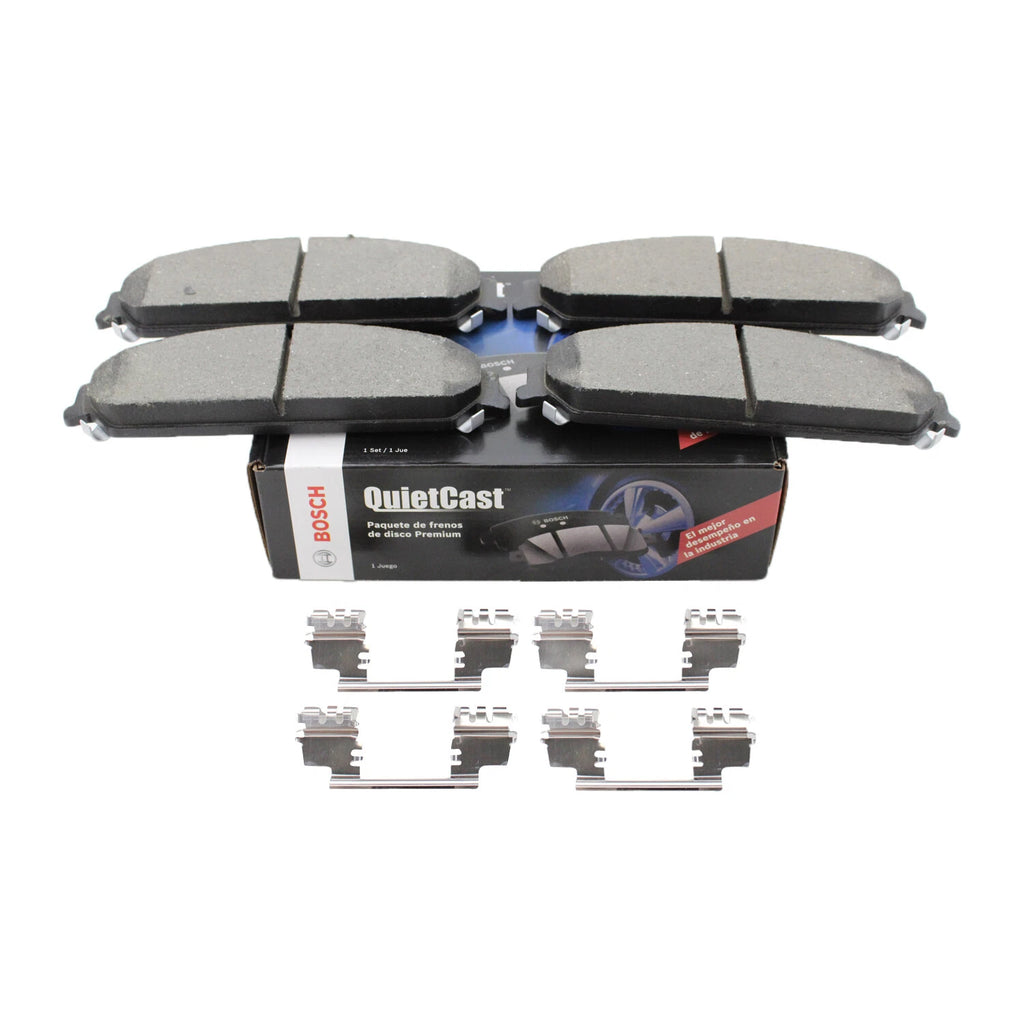 Set of 4 Bosch QuietCast Front Ceramic Brake Pads for Dodge 300 Challenger Charger Magnum (2005–2010)