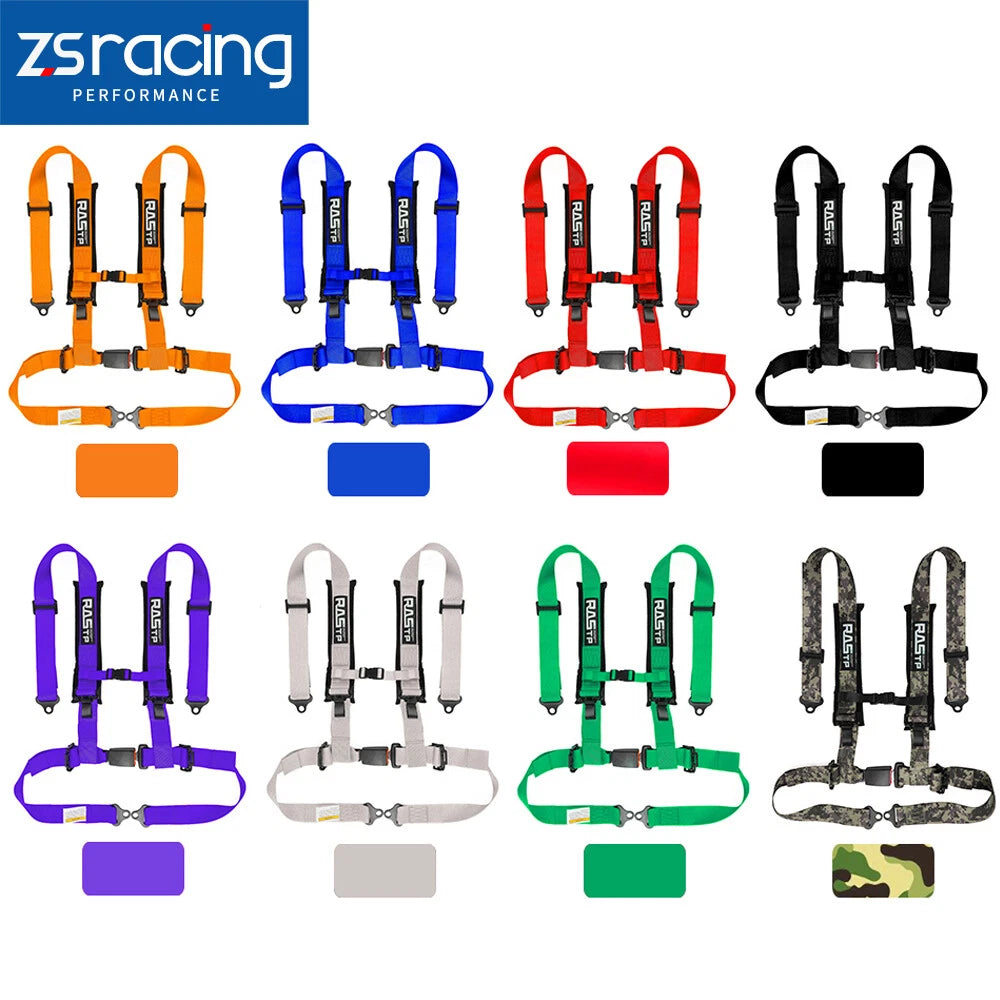4-Point Racing Seat Belt Harness for Universal ATV UTV Go-Kart