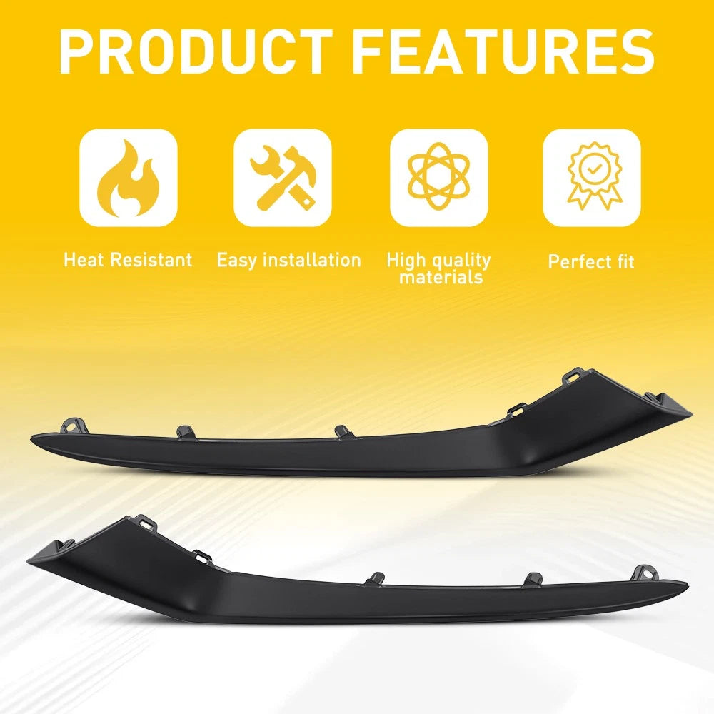 2Pcs Front Bumper Molding Set for Honda Civic (2025)