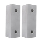 Set of 2 Reversible Soft Vise Jaws for 6" Vises (Aluminum)