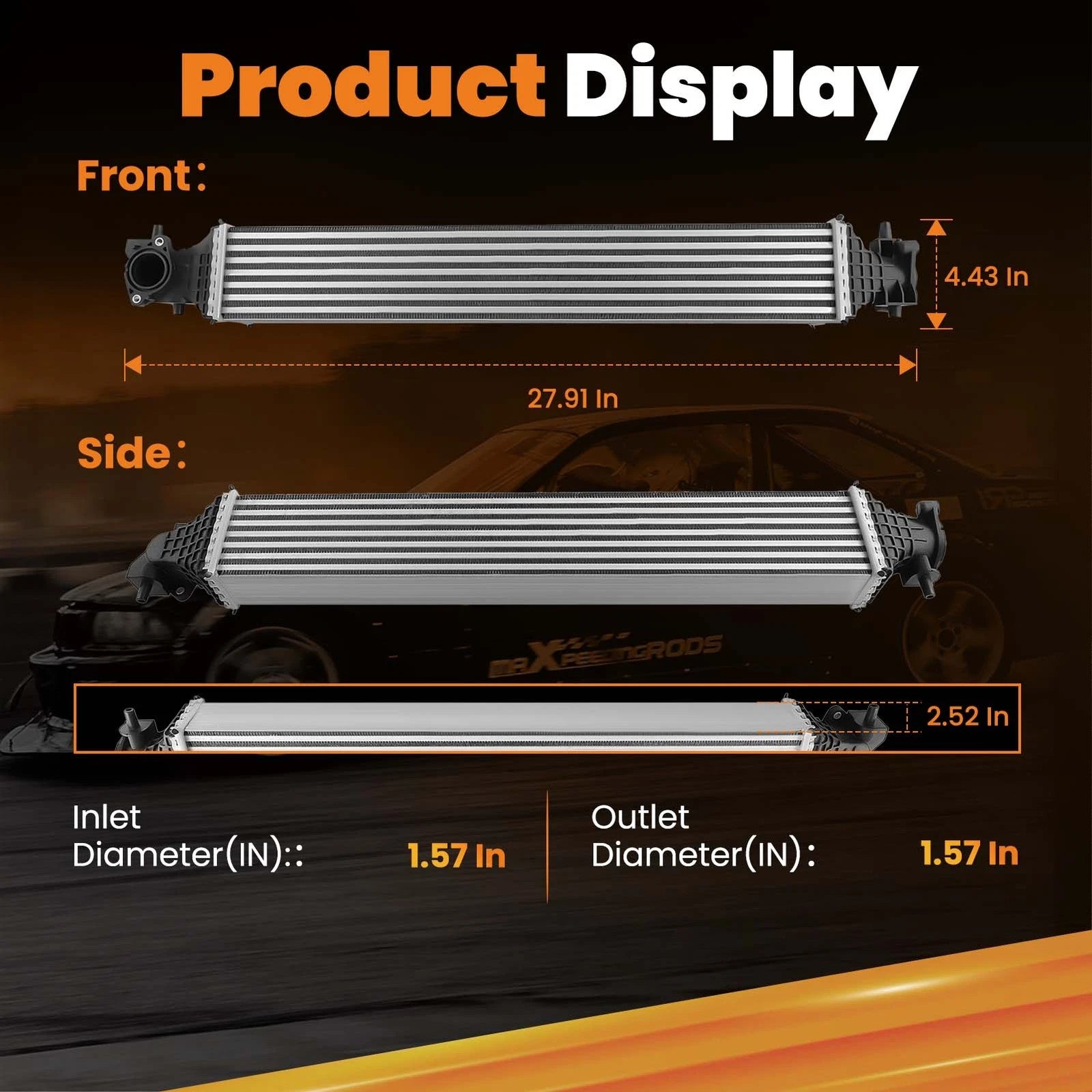 Turbo Intercooler for Honda CR-V 1.5L L4 (2017-2022)