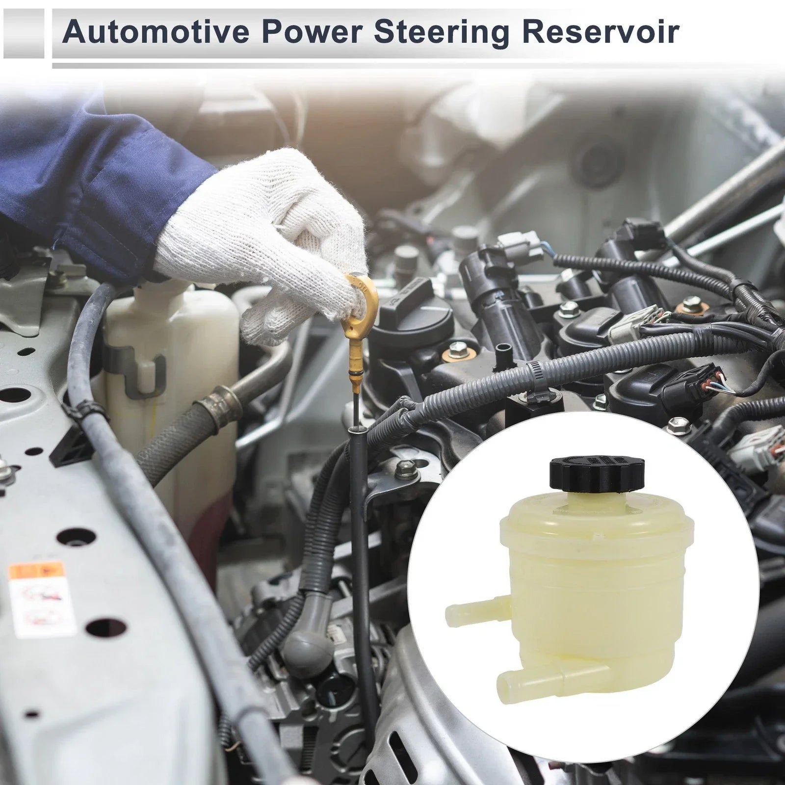 Power Steering Reservoir for Hyundai Accent (2001-2002) 1 x Beige