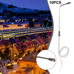10Pcs Light Model Street Lights for OO HO Scale (10.8cm 4.25'')