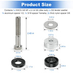 Hydraulic Steering Cylinder Spacer Kit for HO5090 (Fits HC5345-3 HC5348-3 HC5358-3)