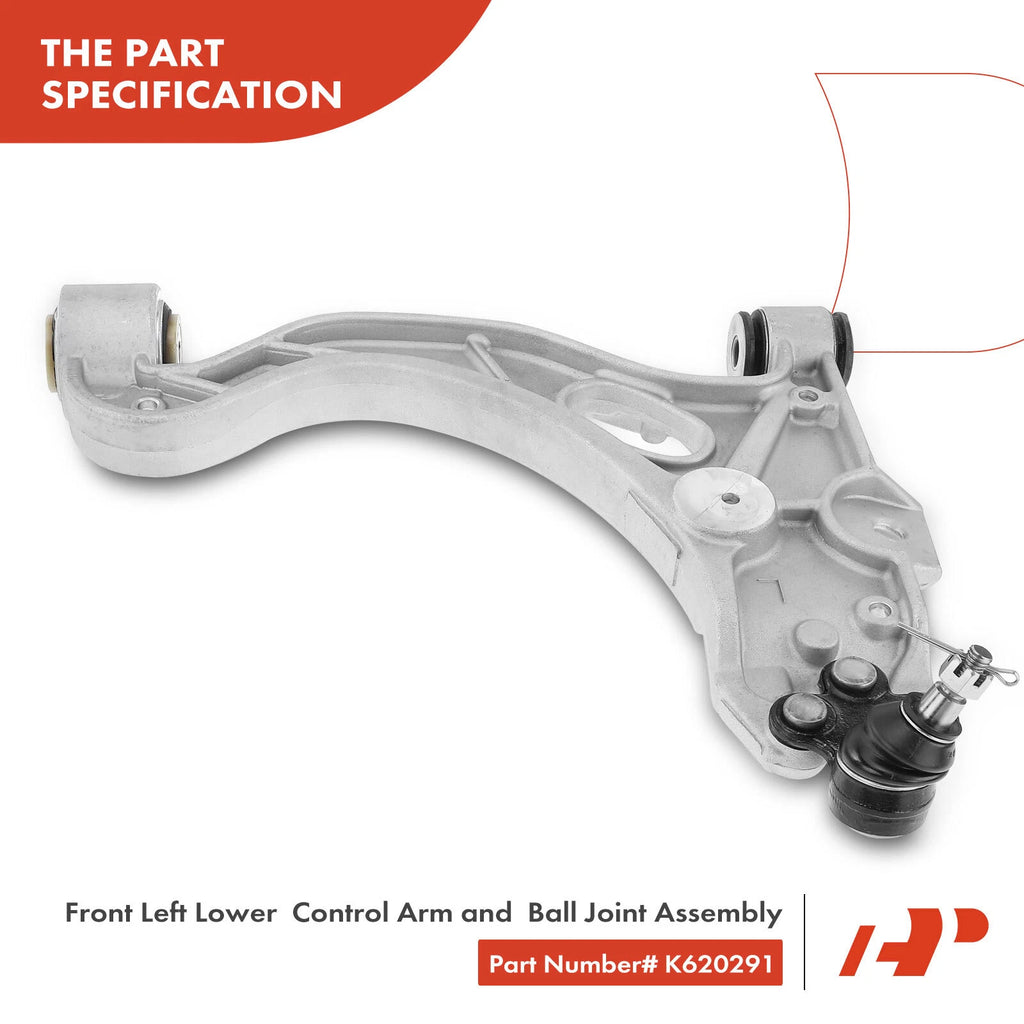 2X Front Lower Control Arm with Ball Joint for Buick LeSabre