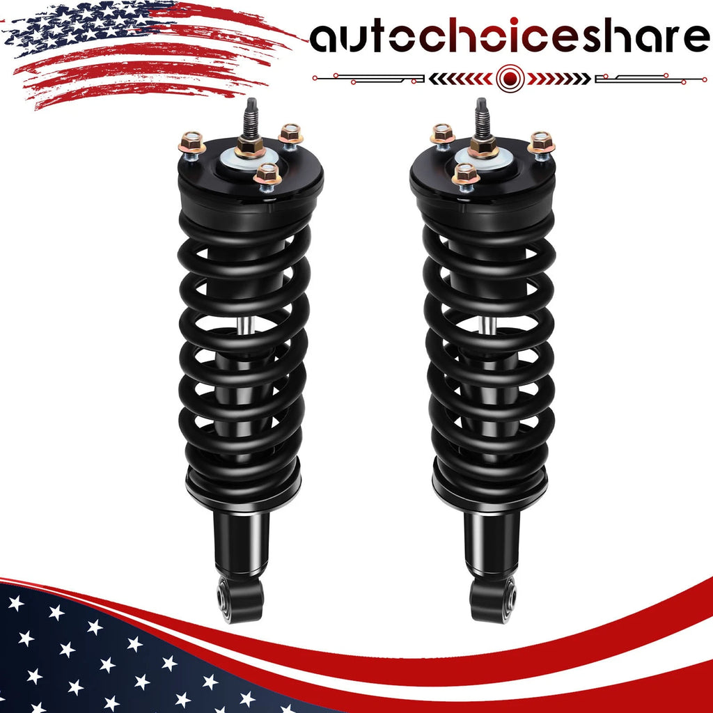 Set of 2 Front Complete Shocks Struts Springs for Chevy Colorado (2004–2012)