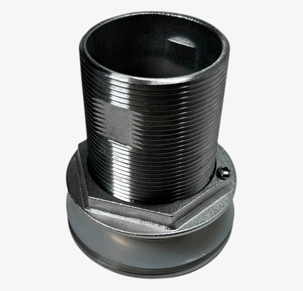 Thru Hull 3 5/8" x 2" NPT Stainless Steel Pipe for Automotive Applications