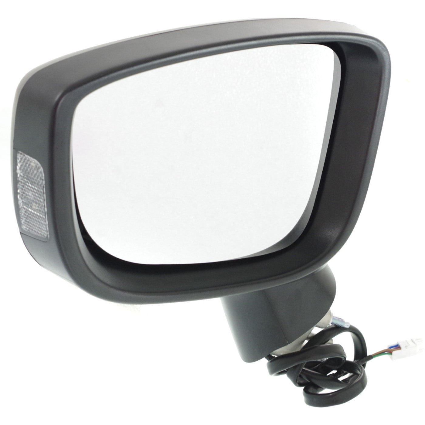 Driver Side Power Mirror for Mazda 3 (2014–2016) - Paintable, Signal Light