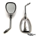 Motorcycle Racing Mirrors 10mm for Yamaha XVS400 XVS1100 XVS1300 XV1900 XV1700 (2000–2023)
