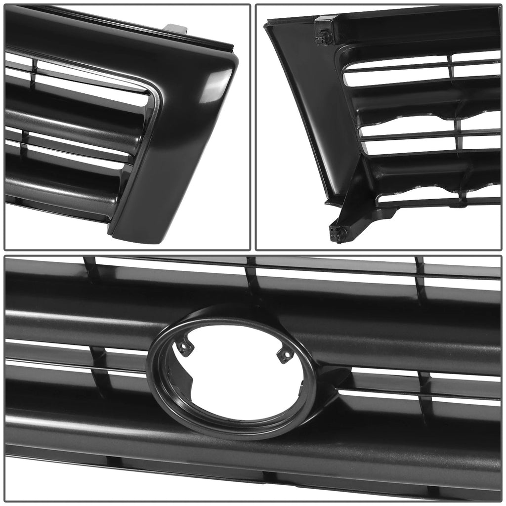 Front Bumper Grille for Toyota Tacoma 2WD 4WD (1998–2000) w/ Badge Slot Dark Argent