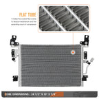 A/C Condenser for Toyota Tacoma (1995–1997) Aluminum Core Replacement