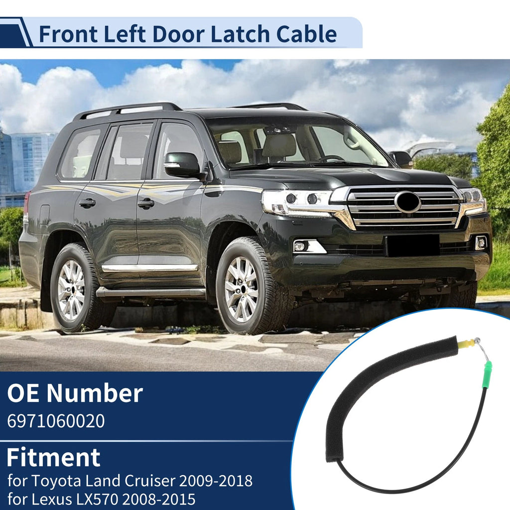 Door Latch Cable No.6971060020 for Toyota Land Cruiser (2009–2018) Front Left