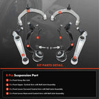 8x Front Control Arm with Ball Joint for BMW X5 X6 (2007-2013)
