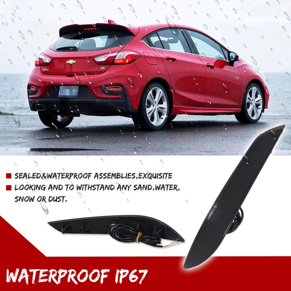 Sequential LED Tail Brake Lights for Chevrolet Cruze (2016–2019)