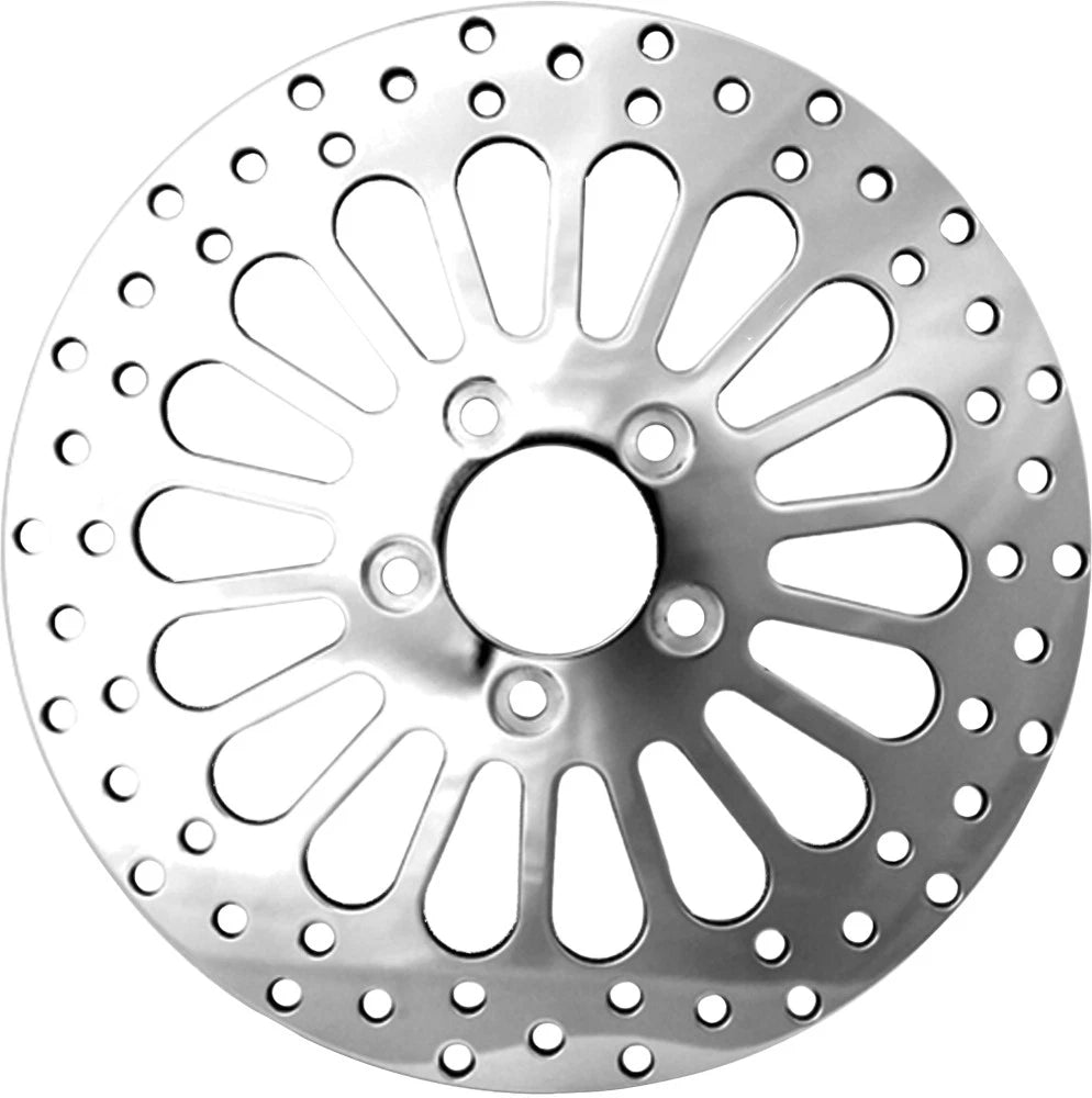 Rear Spoker Rotor 11.5" Polished for Harley Davidson Touring FLH (1984–2007)