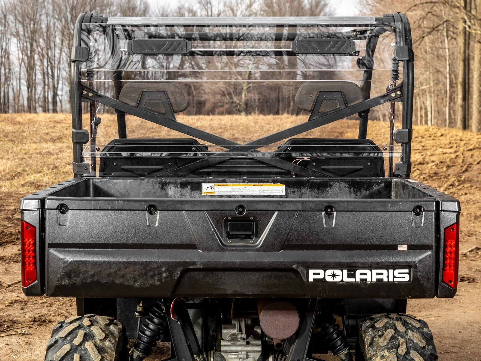 Vented Full Rear Windshield for Polaris Ranger Full Size (570)