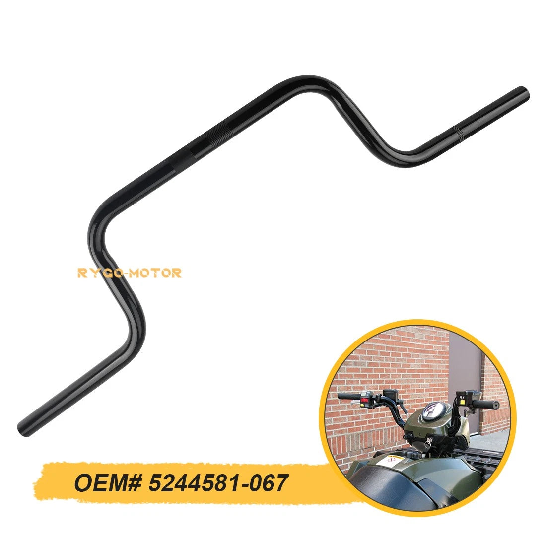 Handlebar for Polaris Scrambler 500, Trail Blazer 330, Trail Boss 330 (2010–2013)