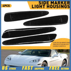 Smoke Housing Side Markers for Chevy C6 Corvette (2005–2013) Set of 4