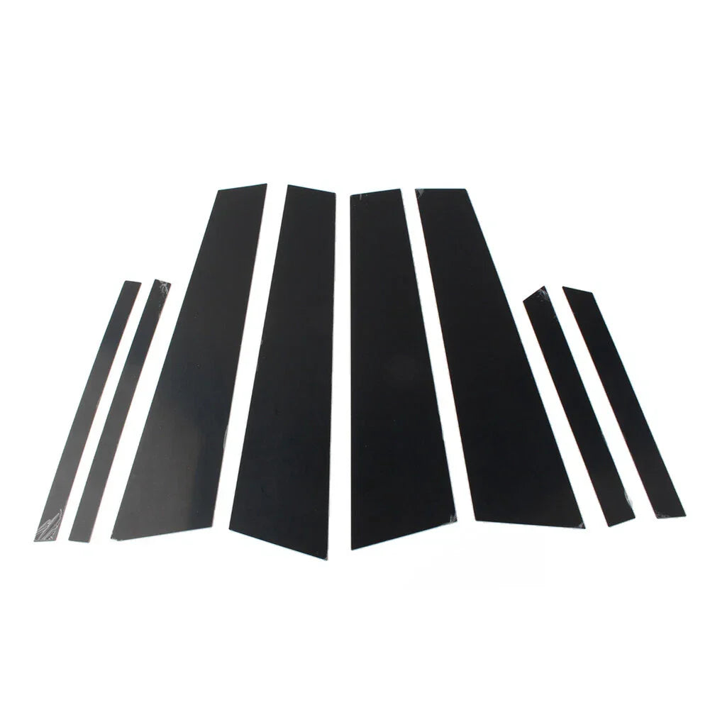 8 Pcs Car Door Window Column B C Pillar Trim for BMW X6 (2020-2021)