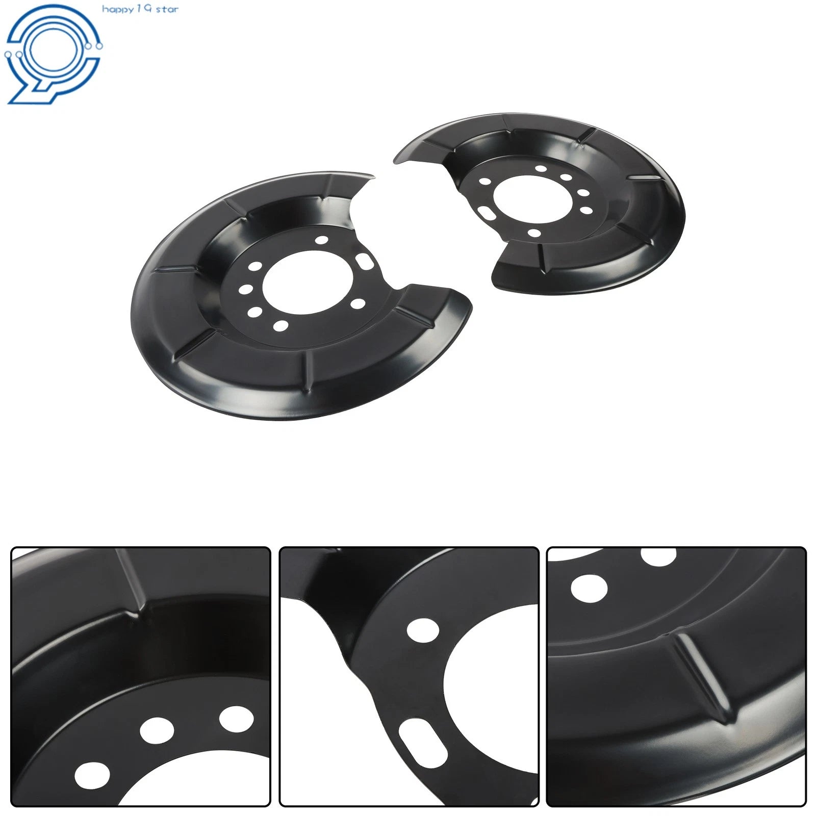 Pair Brake Backing Plate Splash Shield CV6Z-2C028-B for Ford Focus Escape (2013–2018)