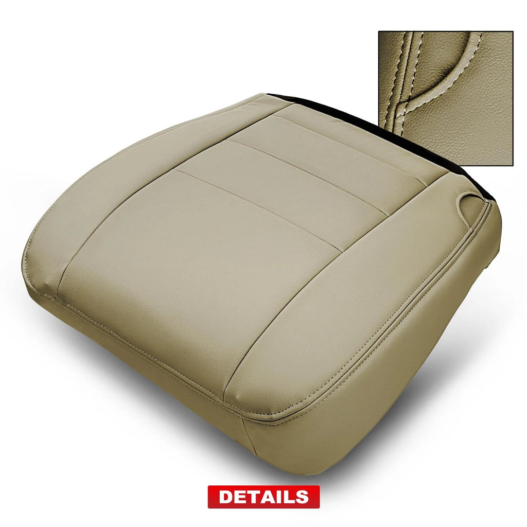 Front Left Seat Bottom Cover for Ford Excursion (2002-2004) Tan