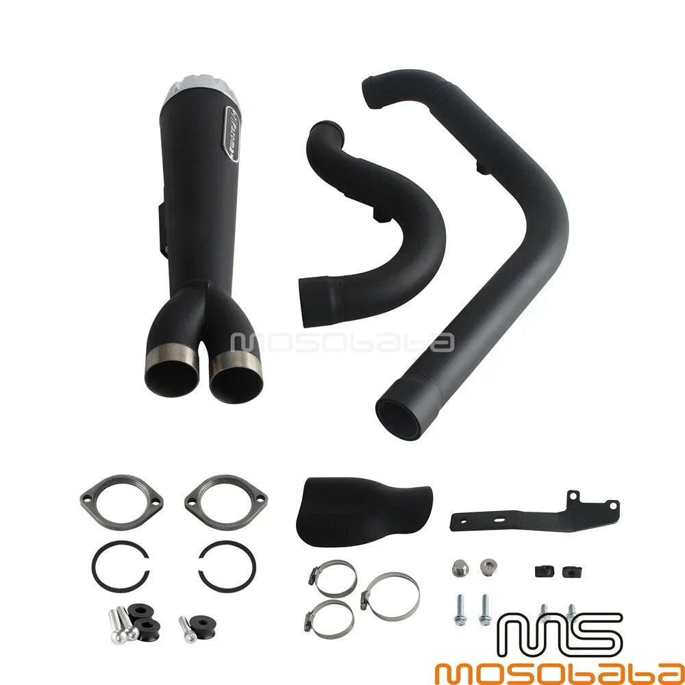 Exhaust System Kit for Harley Softail Low Rider FXLR Deluxe Fat Bob (2018-2023)