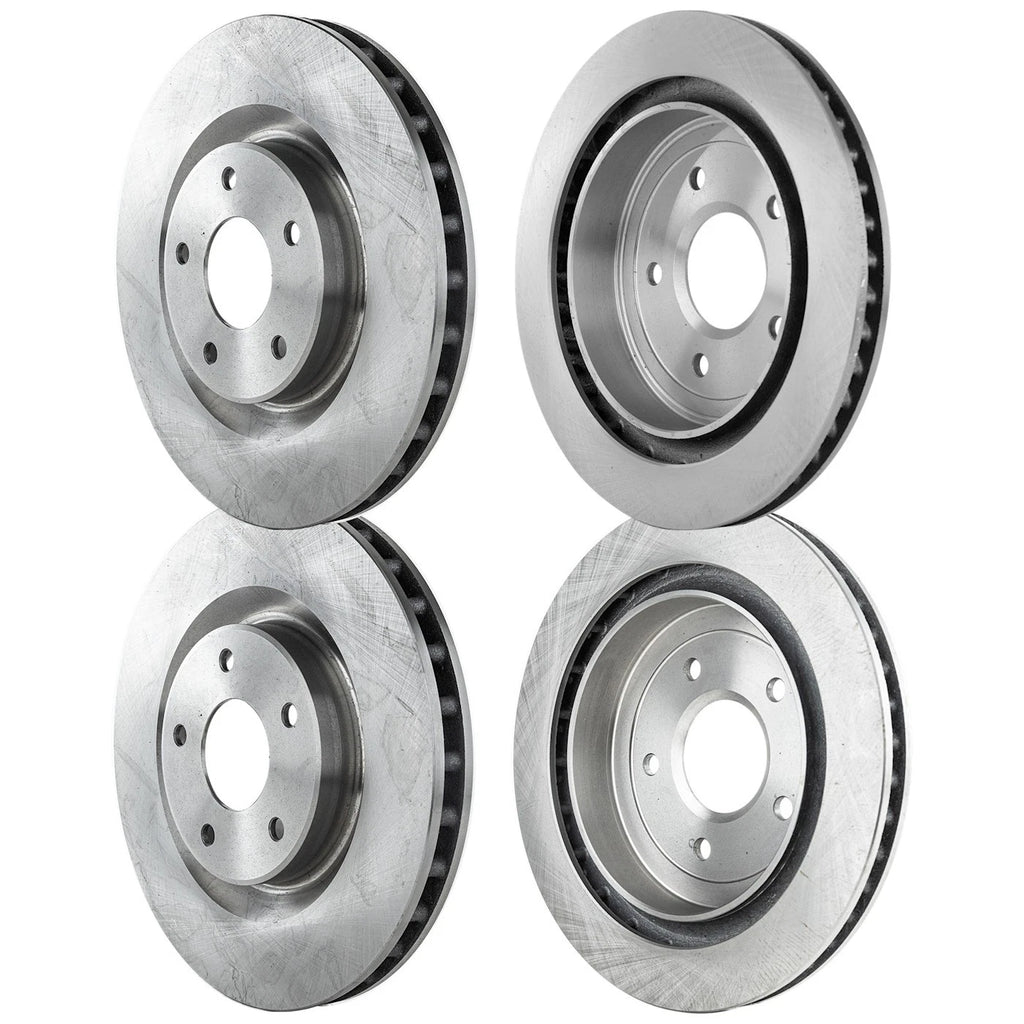 Front & Rear Brake Disc Rotors for Chevy Corvette, Cadillac XLR (2005–2007)