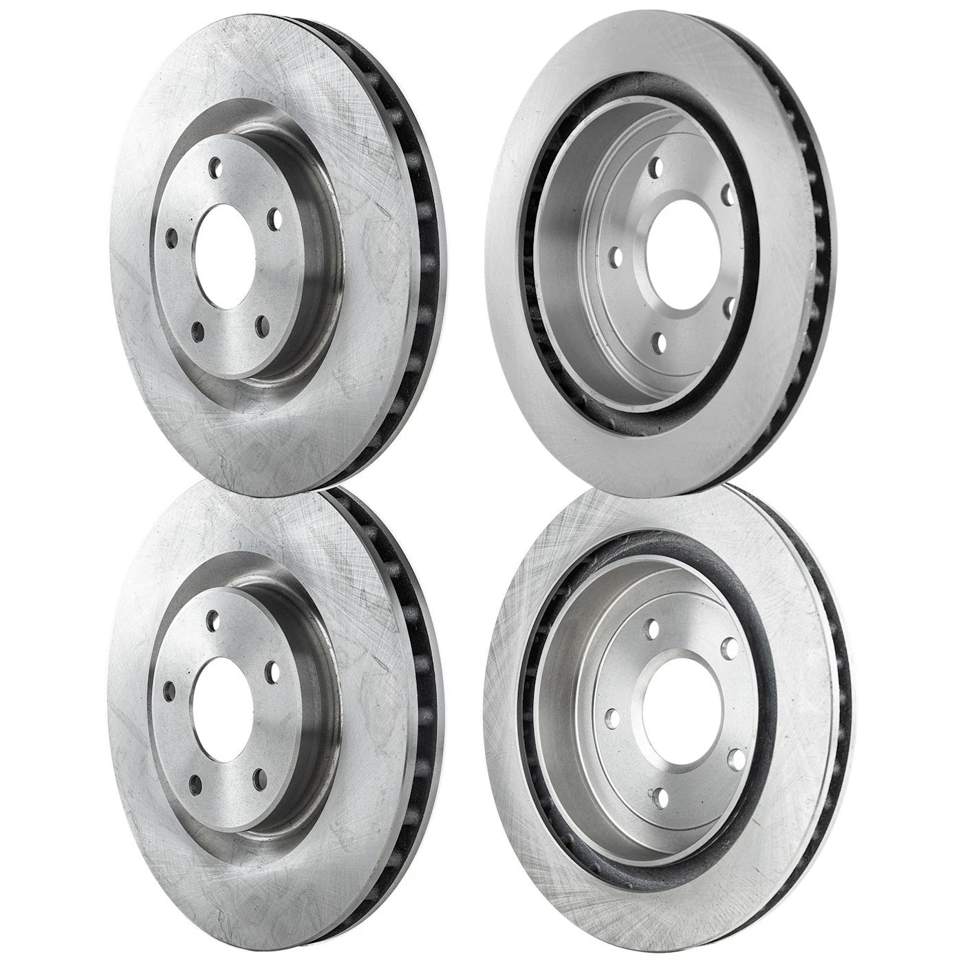 Front & Rear Brake Disc Rotors for Chevy Corvette, Cadillac XLR (2005–2007)