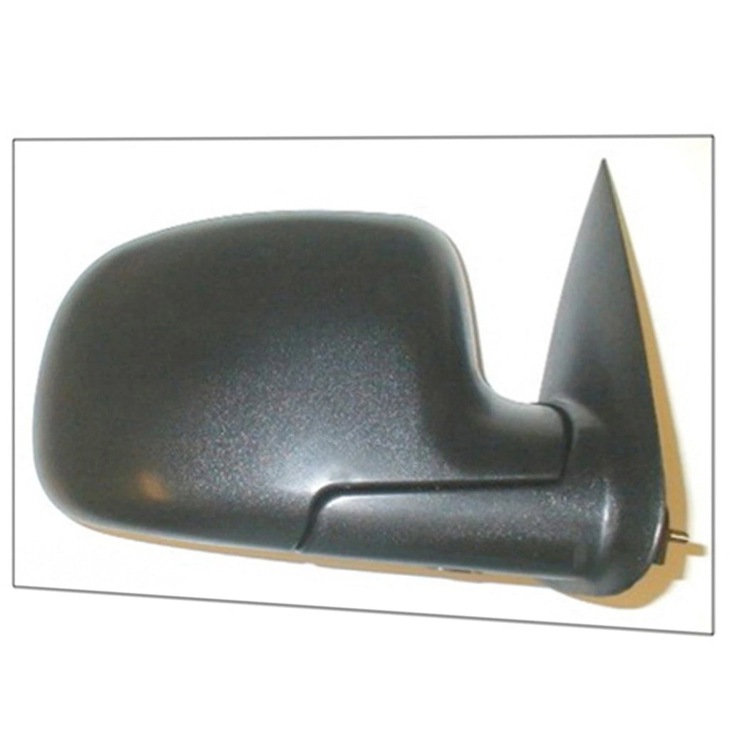 Replacement Black Textured Passenger Side Manual Door Mirror for Toyota (2010–2018)