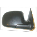 Replacement Black Textured Passenger Side Manual Door Mirror for Toyota (2010–2018)