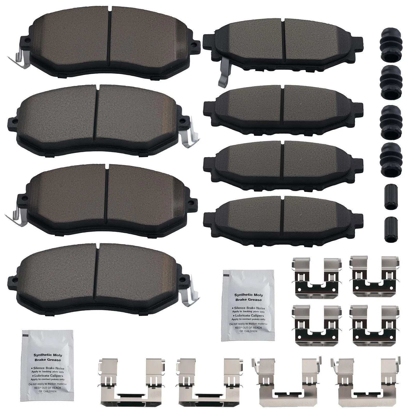 Front Ceramic Brake Pads for Subaru XV Crosstrek (2013–2017)
