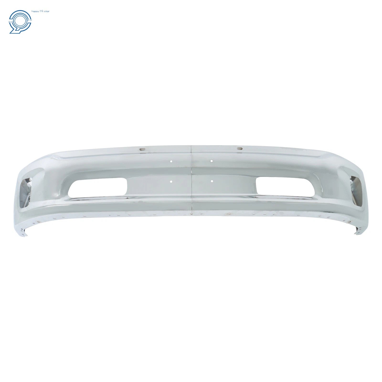 Front Bumper Face Bar for RAM 1500 (2013–2018) Split Design with Fog Light Cutout Chrome