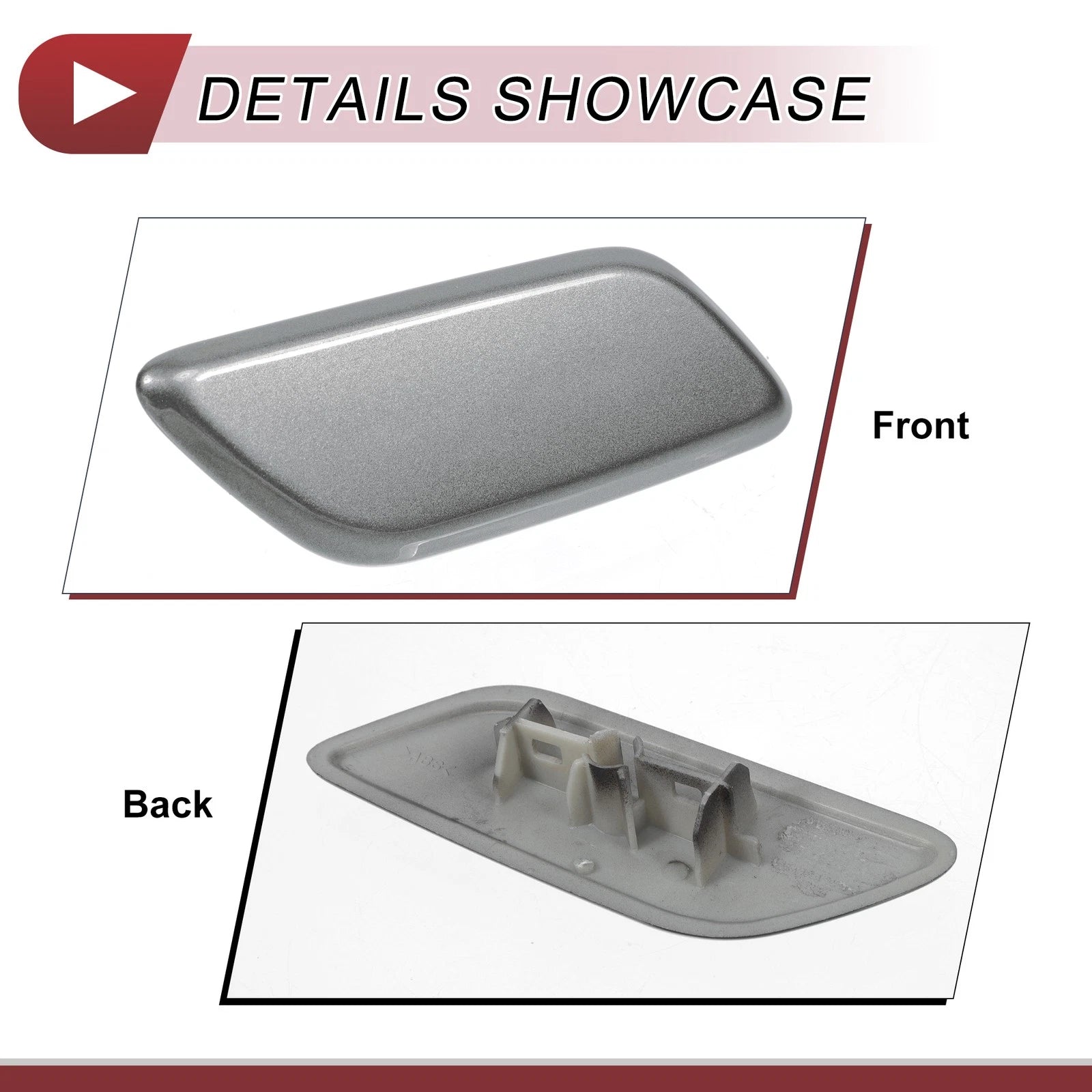 Front Right Washer Nozzle Cover Cap for Lexus LX570 (2013–2015) Grey