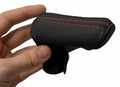 Leather Shift Gear Knob Cover for BMW E30 (1981–1991) Red Stitch