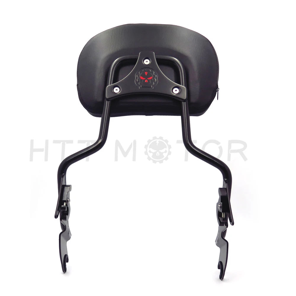 Sissy Bar Upright Passenger Backrest Pad for Harley Touring (2009–2018)
