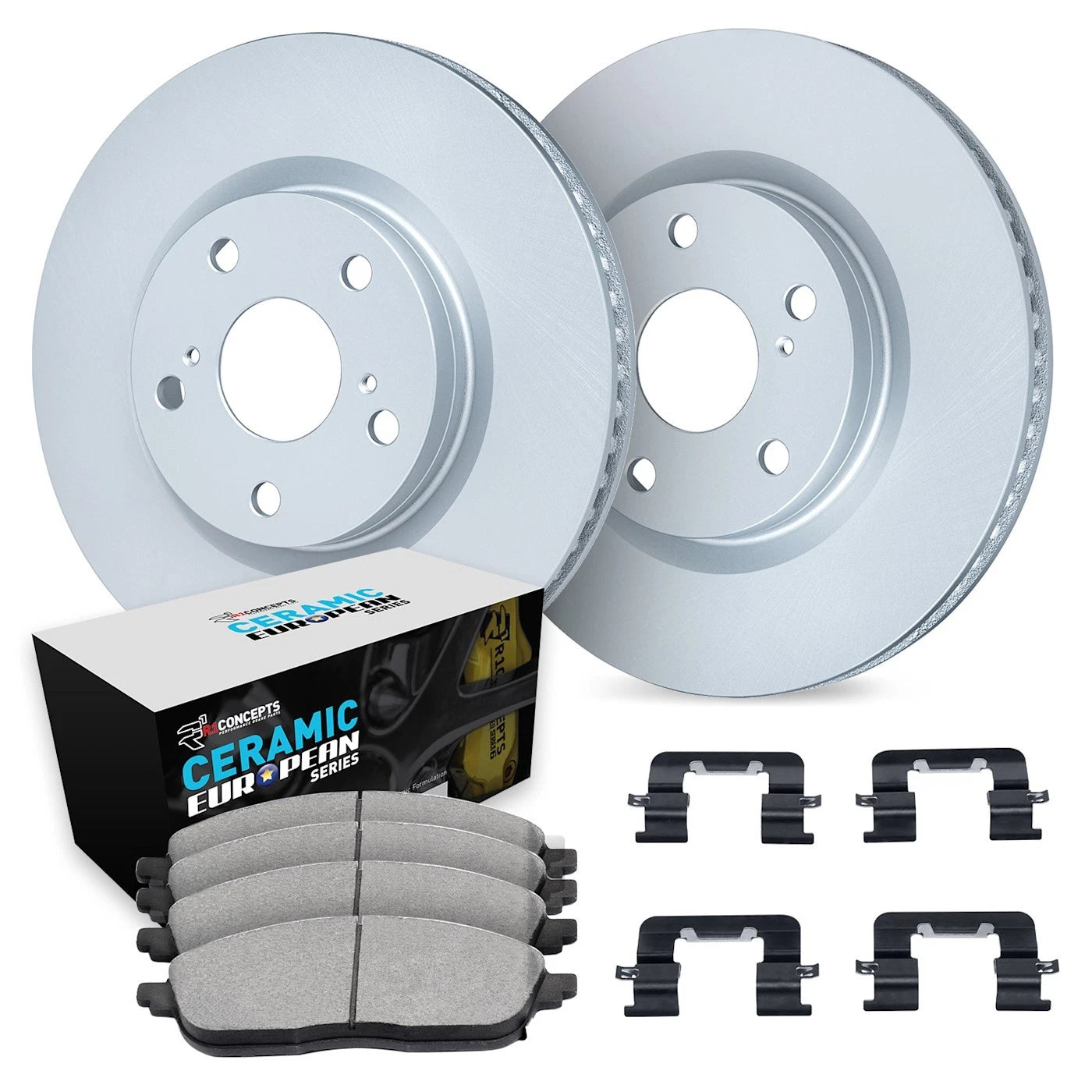 2X Brake Disc and Pad Kit Set for MB Mercedes
