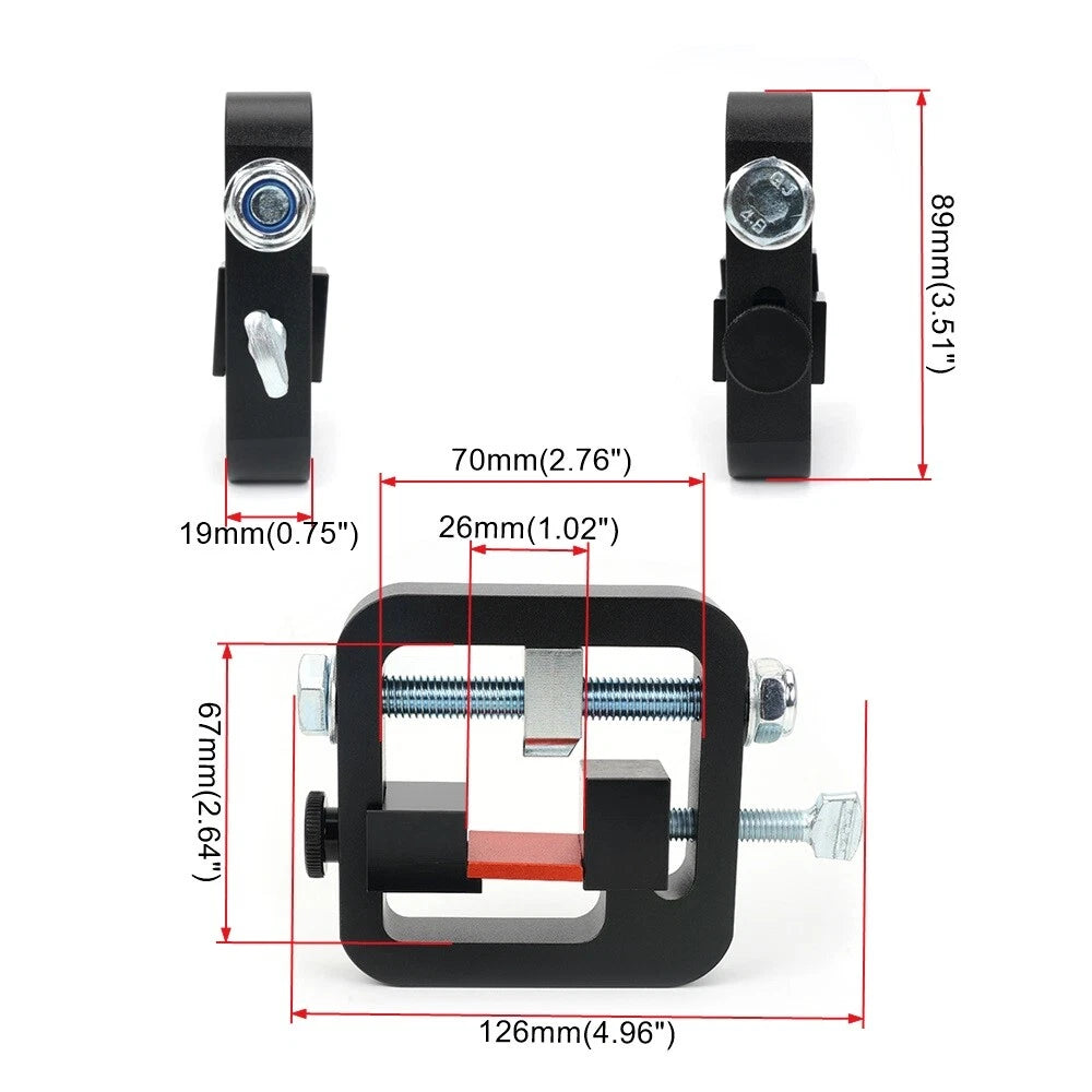 Aiming Pusher Tool for Rear Sight Adjustment (Black)
