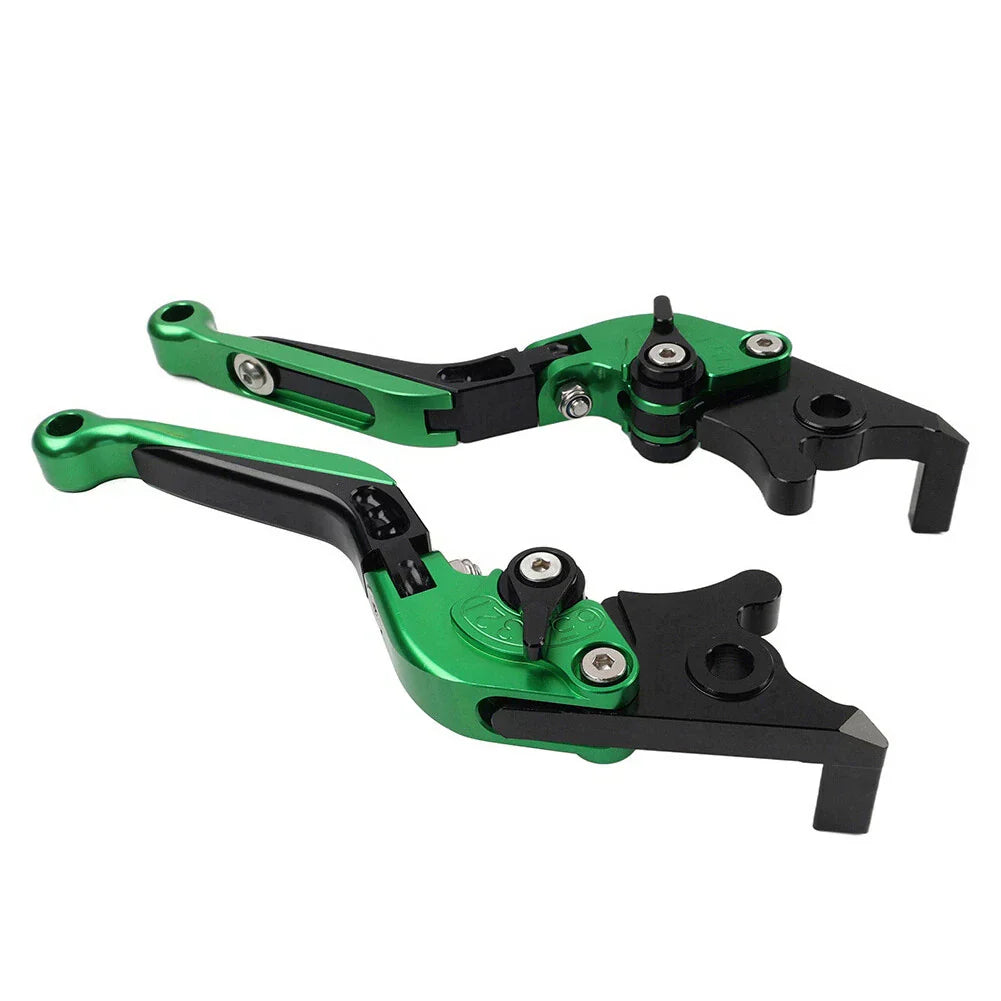 CNC Green Extendable Brake Clutch Levers for BMW G310R G310GS (2017-2021) Pair