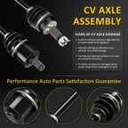CV Axles for Polaris Sportsman Scrambler 550 850 1000 (2009–2015)