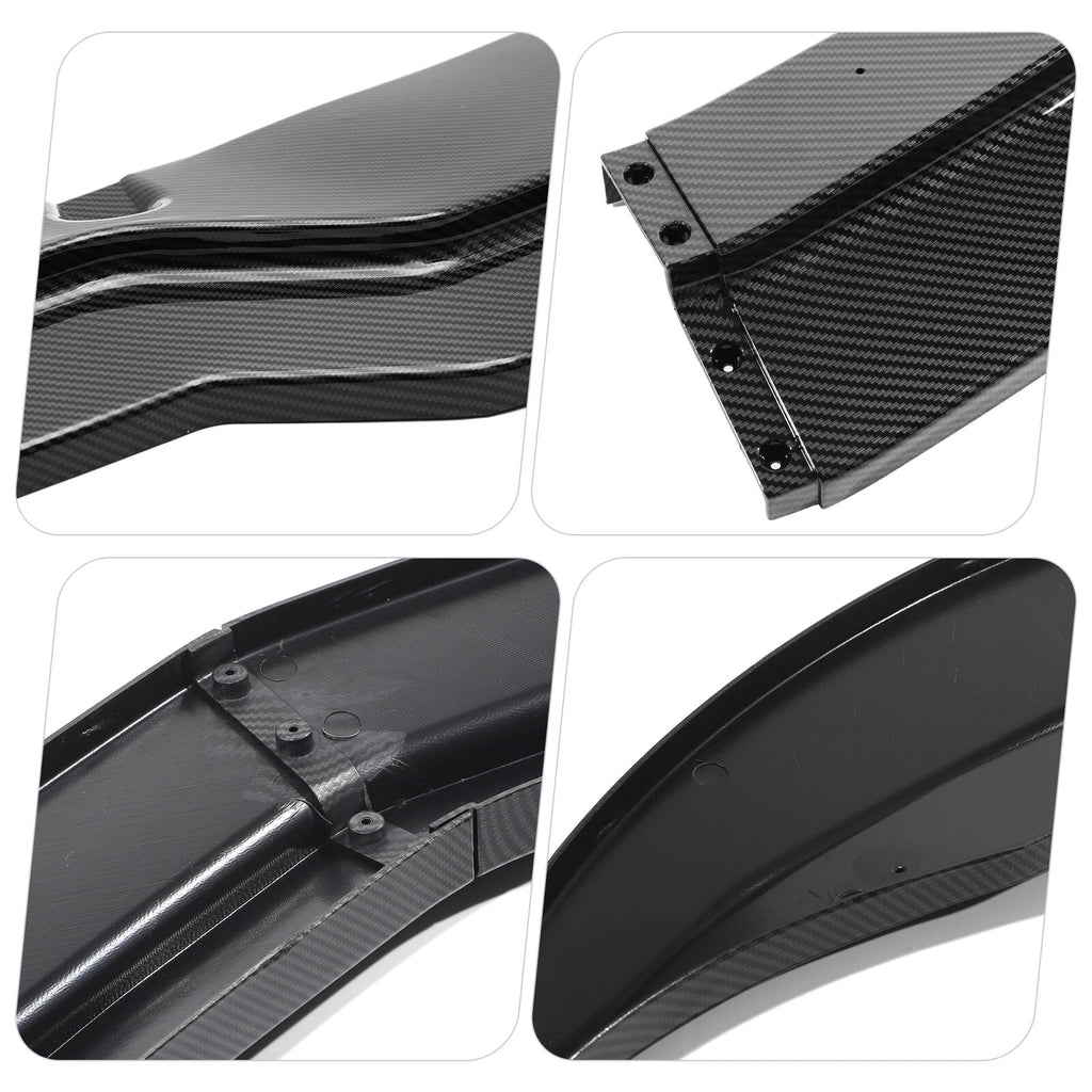 Front Bumper Lip Splitter for Corvette C7 (2014–2019) Carbon Fiber Look